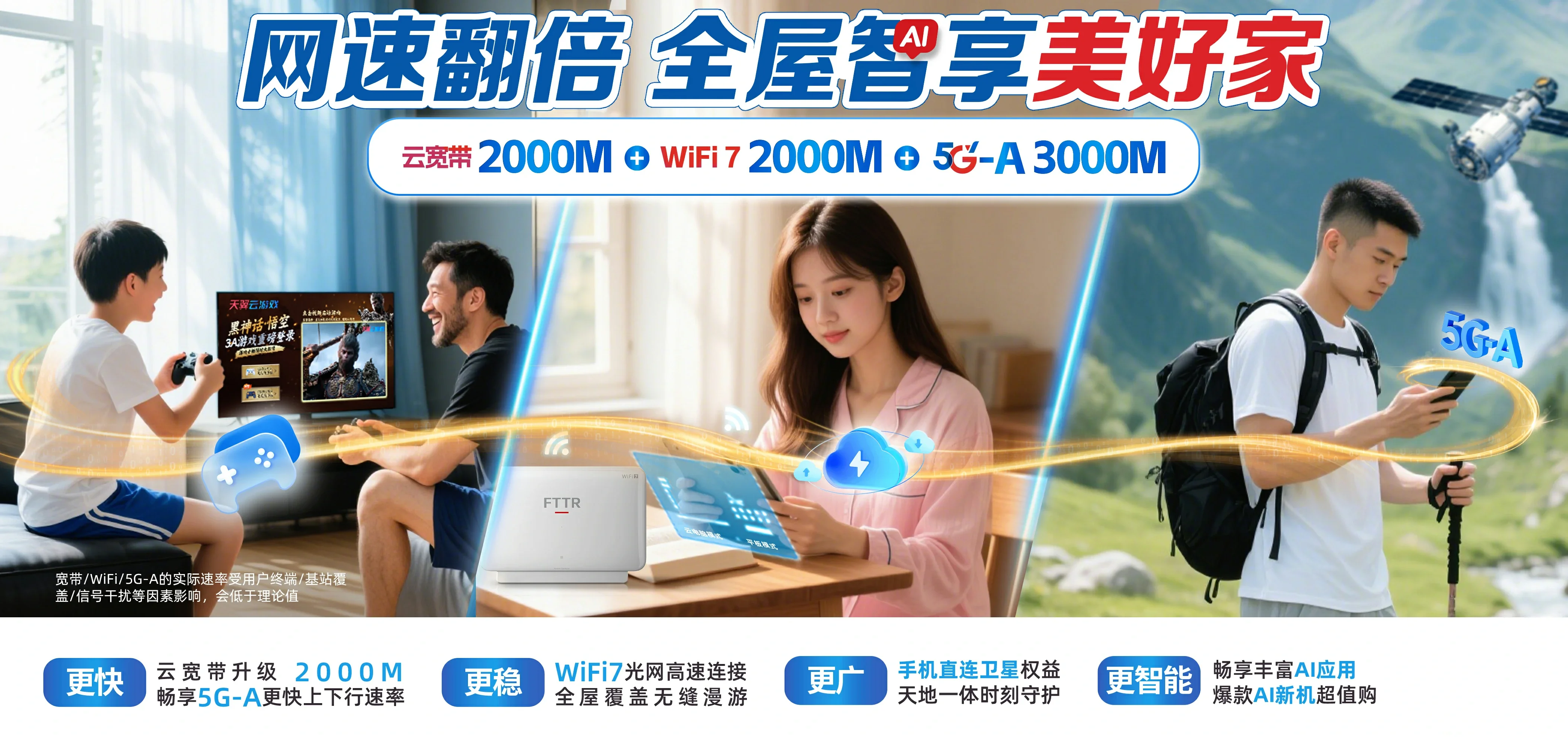中国电信 洛川县电信宽带 宽带套餐